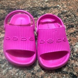 Bebe Kids Vibrant Magenta Sandals